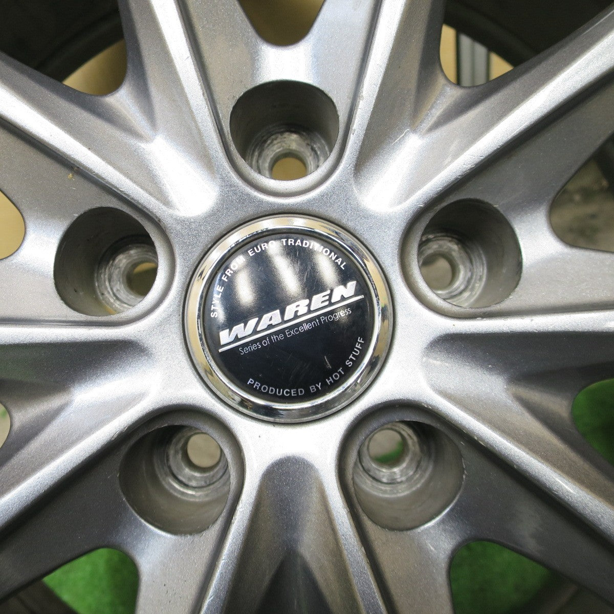 4本価格★WAREN HOT STUFF 17インチ ホイール ヴァーレン ホット スタッフ 17×7J PCD114.3/5H★6040103NGホ