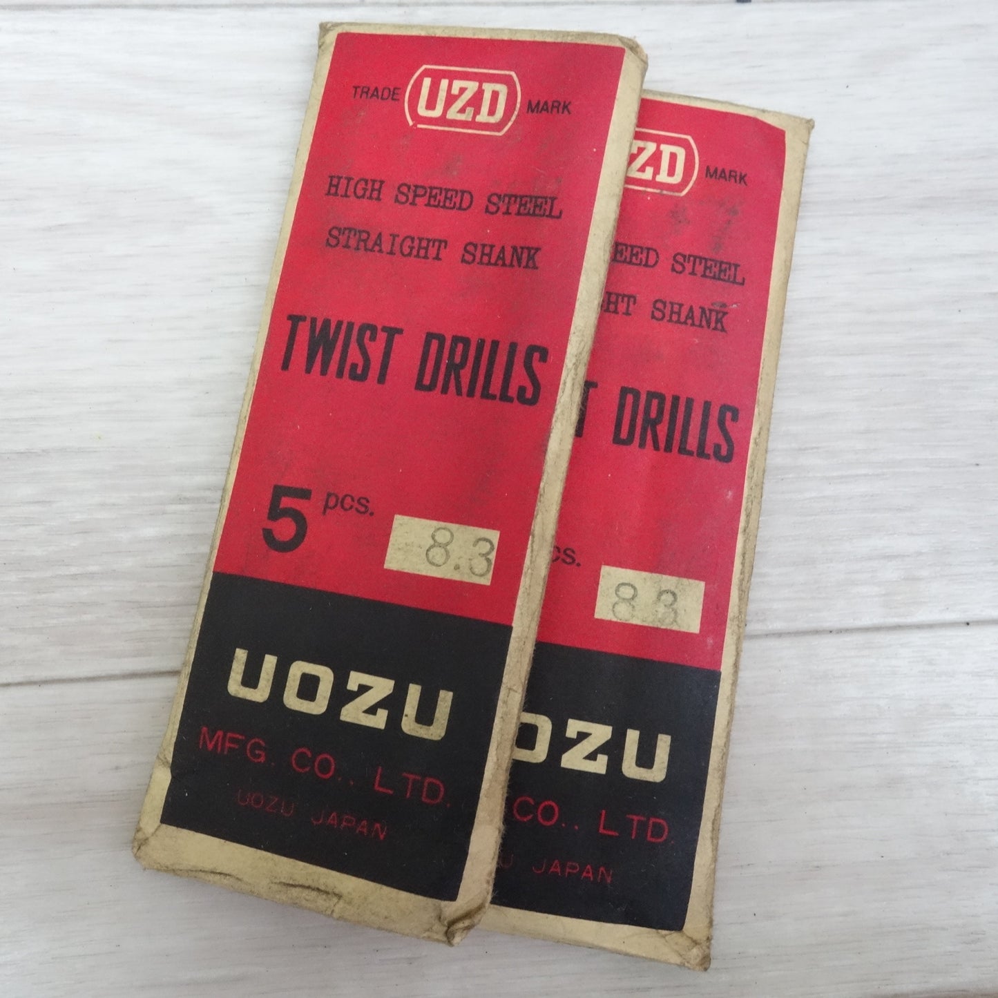 [送料無料] 未使用!大量まとめ売り☆UOZU 現三菱日立ツール ツイスト ドリル 鉄工用 ストレート シャンク ドリル φ2.1〜12.9mm 電動 工具☆
