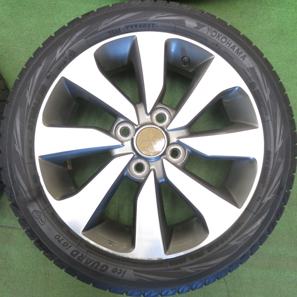 4本価格★三菱 ek スペース カスタム 純正 165/55R15 スタッドレス ヨコハマ アイスガード iG70 15インチ PCD100/4H★6051708HAス