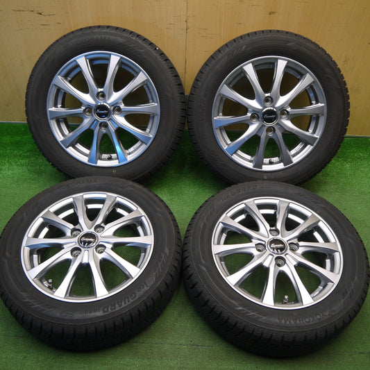 バリ溝！24年！キレイ！9.5分★スタッドレス 155/65R14 ヨコハマ アイスガード iG60 Exceeder エクシーダー 14インチ PCD100/4H★6020605Hス