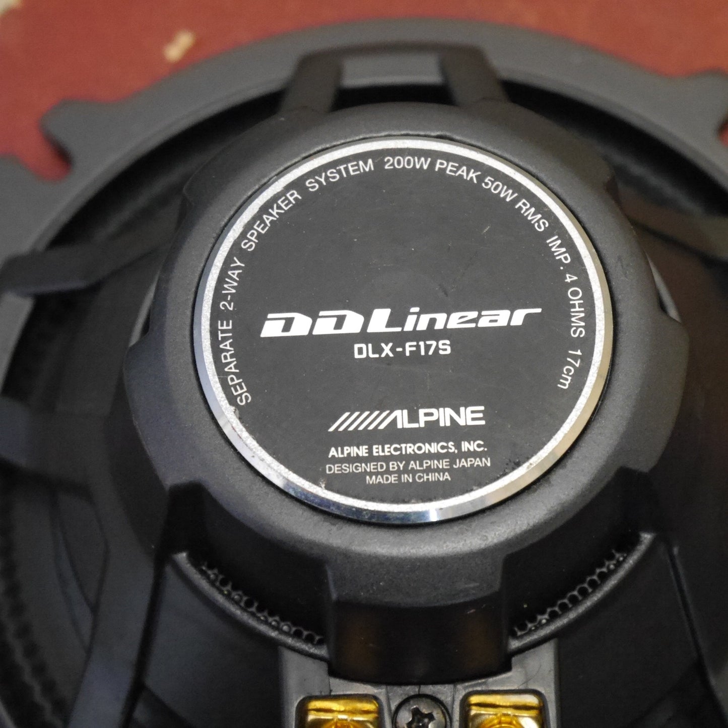 [送料無料] セット☆ALPINE アルパイン DDLinear 17cm セパレート 2way スピーカー DLX-F17S ツィーター 現状品☆