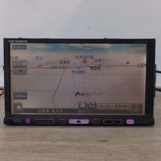[送料無料] 現状品★カロッツェリア carrozzeria AV一体型HDDナビゲーション 楽ナビ AVIC-HRZ800[27]★