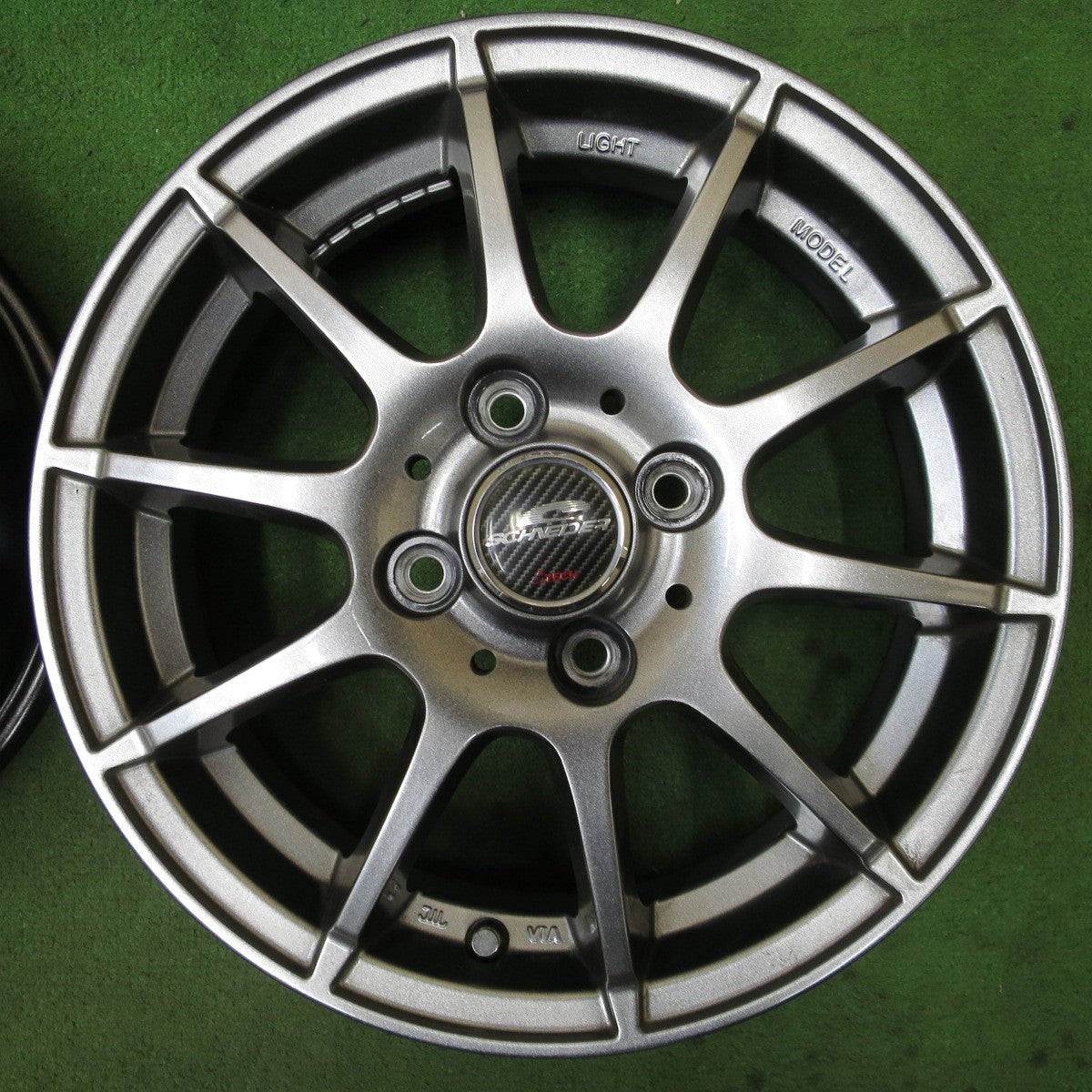 キレイ★SCHNEIDER ATECH 14インチ ホイール シュナイダー エーテック 14×4.5J PCD100/4H★6030905NGホ
