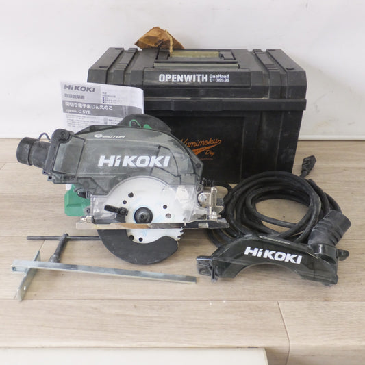 [送料無料] ★ハイコーキ HiKOKI 125mm 深切り電子集じん丸のこ C5YE　CAINZ 工具箱 各種 付属品　セット★