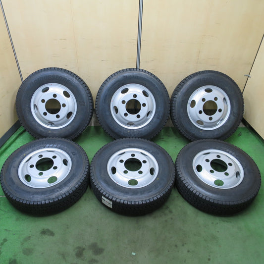 未使用！24年！6本★トラック 205/85R16 117/115N スタッドレス ブリヂストン ブリザック W989 TOPY スチール 115-8C 16インチ PCD208/5H★6052001ナス