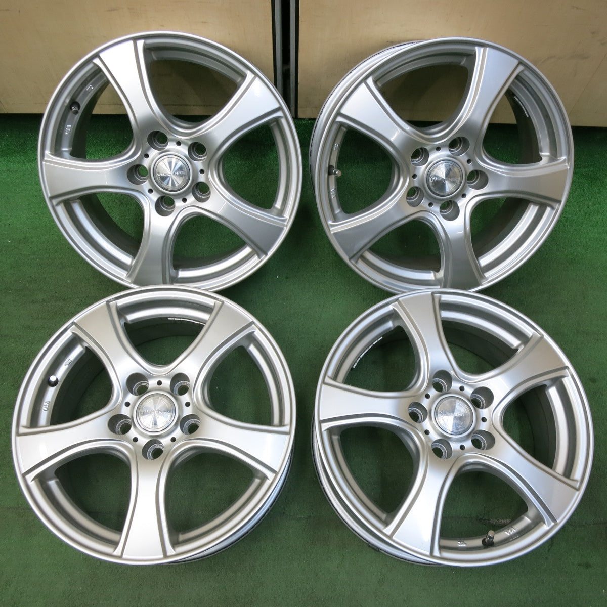 [送料無料] キレイ★VIOLENTO IS ホイール 16インチ ヴィオレント 16×6.5J PCD114.3/5H★5021405SYホ