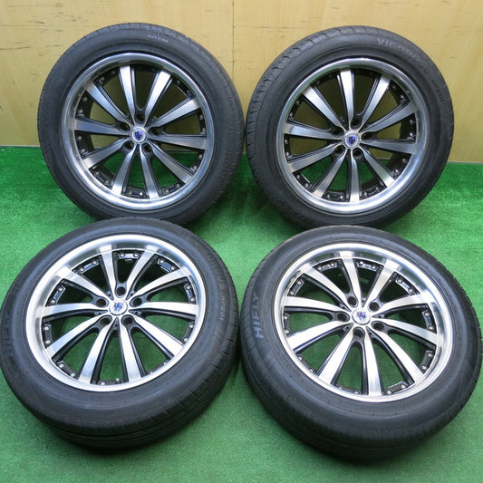 4本価格！22年★STEINER VS5 共豊 225/55R19 ハイフライ VIGOROUS HP801 シュタイナー 19インチ PCD114.3/5H★5111307HAノ