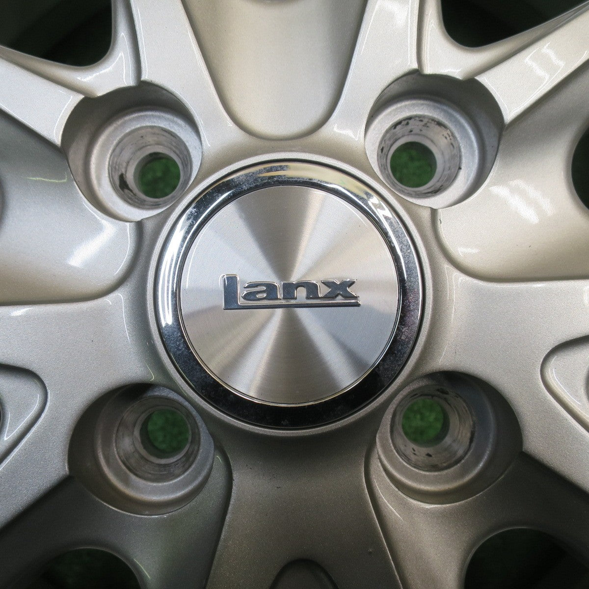 バリ溝！24年！ほぼ10分★スタッドレス 155/65R14 ヨコハマ アイスナビ8 Lanx 社外 アルミ 14インチ PCD100/4H★5110404NJス