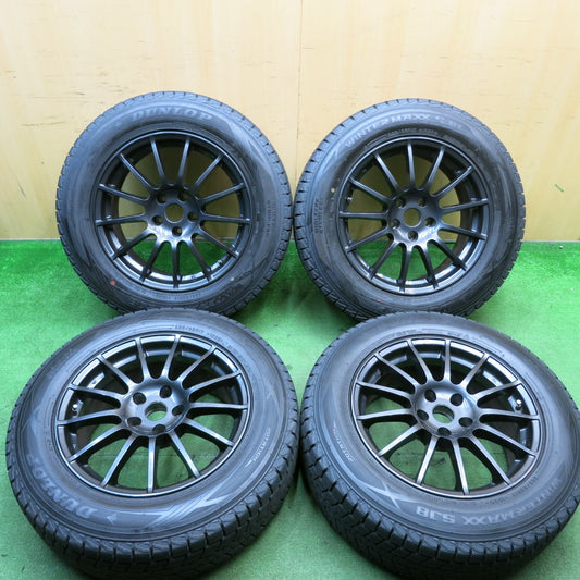 バリ溝！キレイ！9.5分★BMW 等 IRVINE 225/65R17 スタッドレス ダンロップ ウインターマックス SJ8 アーヴィン 17インチ PCD112/5H★5051205AKス