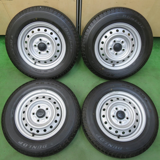 新車外し！24年★トヨタ タウンエース バン 純正 スチール 165/80R14 97/95N ダンロップ SP LT30A 14インチ PCD114.3/5H★5071108イノ