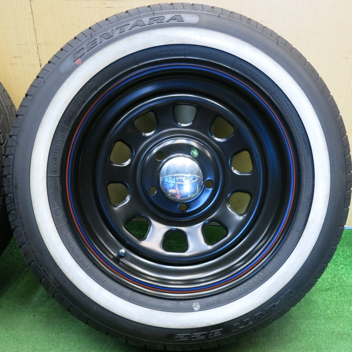 ほぼ未使用★DAYTONA デイトナ 205/65R15 センタラ VANTI 322 CENTARA 15インチ PCD114.3/5H★6051701HAノ