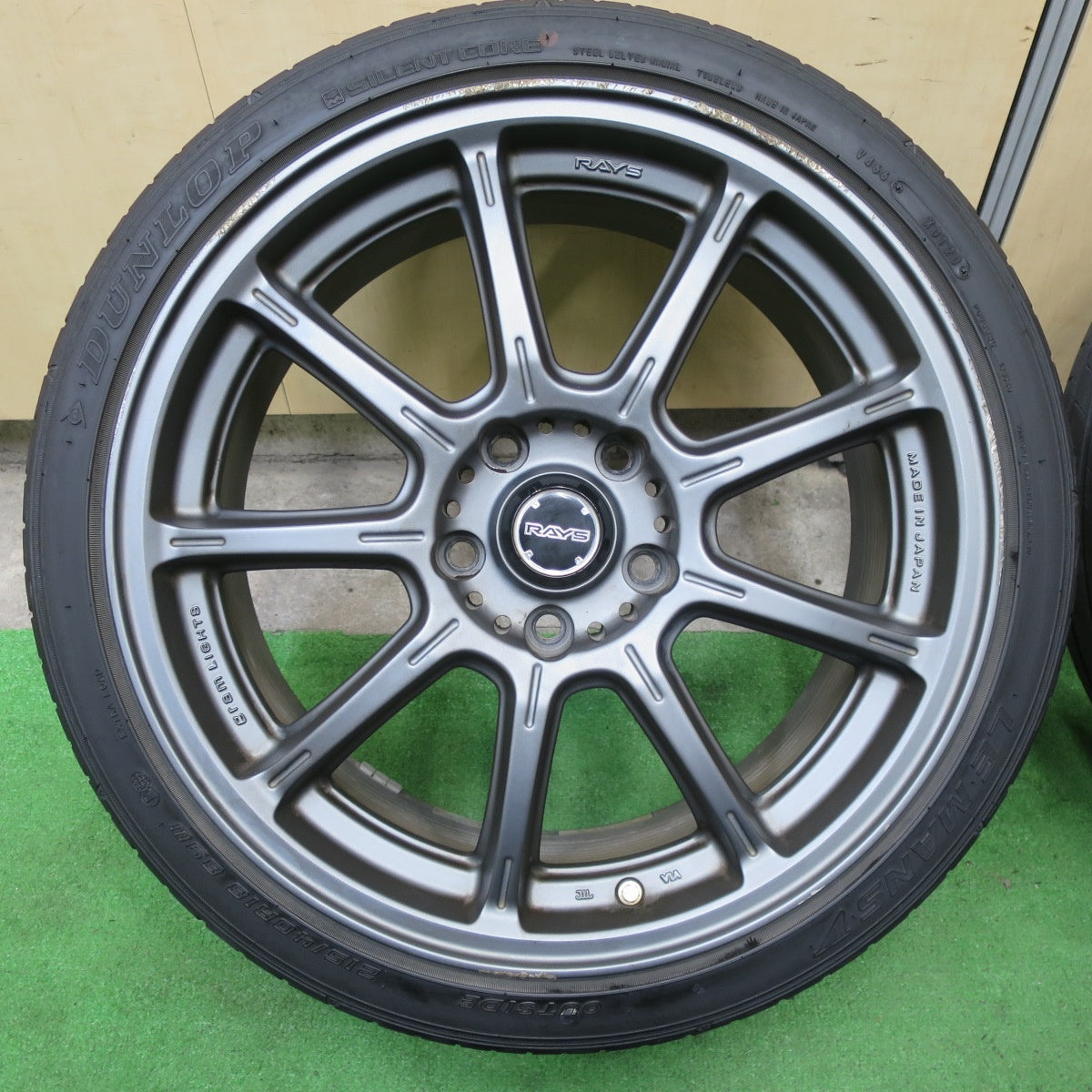 4本価格★RAYS gram LIGHTS 57G 215/40R18 ダンロップ LE MANS V ルマン5 レイズ グラムライツ 18インチ PCD114.3/5H★5060504TTノ