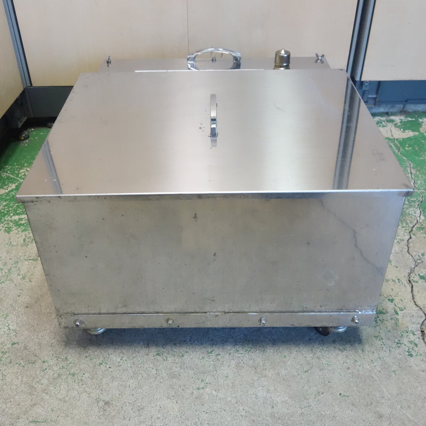 [送料無料] ☆コマツ製作所 食用油 ろ過機 適合 フライヤー 油量 40L Y-2 2023年製 油こし機 濾過 現状品☆