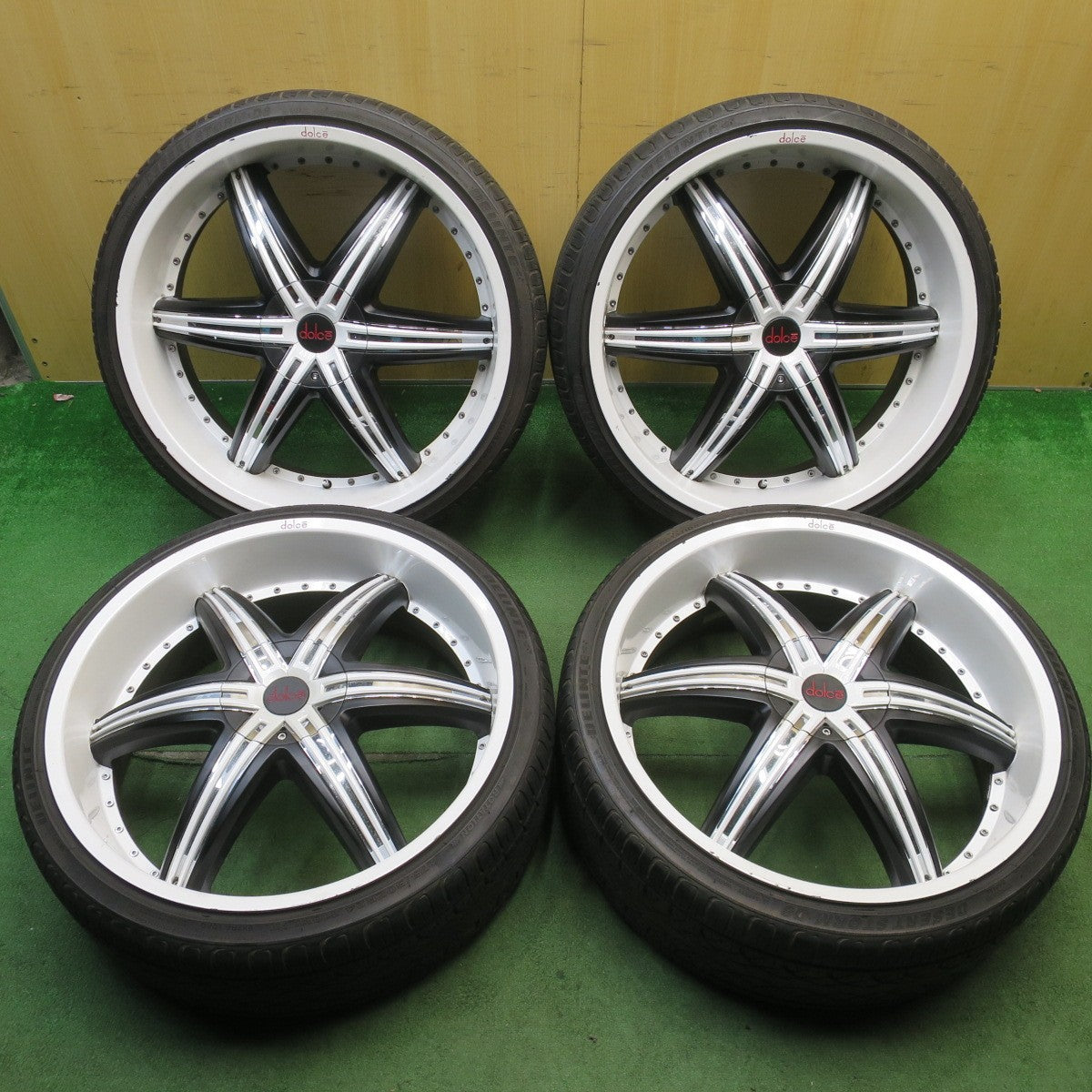 4本価格◎dolce DC48LX 275/30R24 デリンテ デザート ストーム D8 ドルチェ 24インチ PCD139.7/6H◎6052503NJノ
