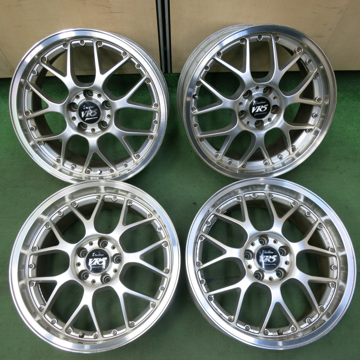 4本価格★Vertec VR5 MANARAY SPORT 18インチ ホイール ヴァーテック マナレイ スポーツ 18×7.5JJ 18×8.5JJ PCD114.3/5H★5051607SYホ