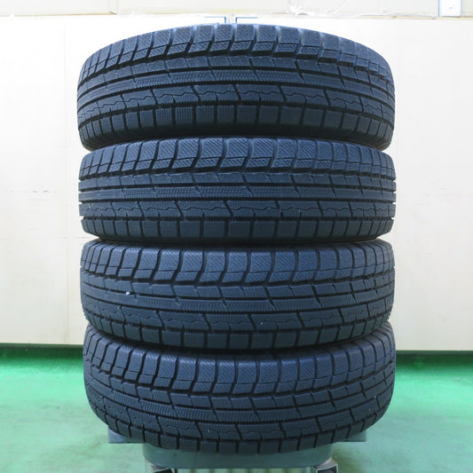 [送料無料] ほぼ未使用！23年★スタッドレス 175/80R15 トーヨー ウインター トランパス TX タイヤ 15インチ パジェロミニ テリオスキッド ホンダZ 等★5040510イスタ