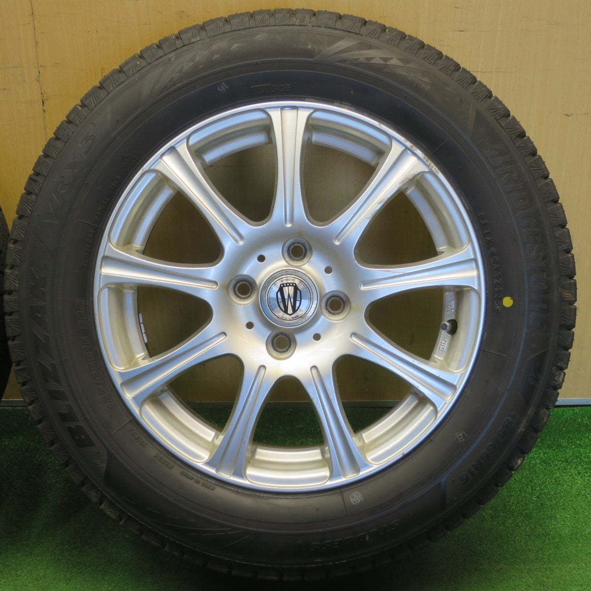 バリ溝！25年！9.5分★スタッドレス 185/65R15 ブリヂストン ブリザック VRX3 VRX2 WINNERS ウィナーズ 15インチ PCD100/4H★6051011NJス