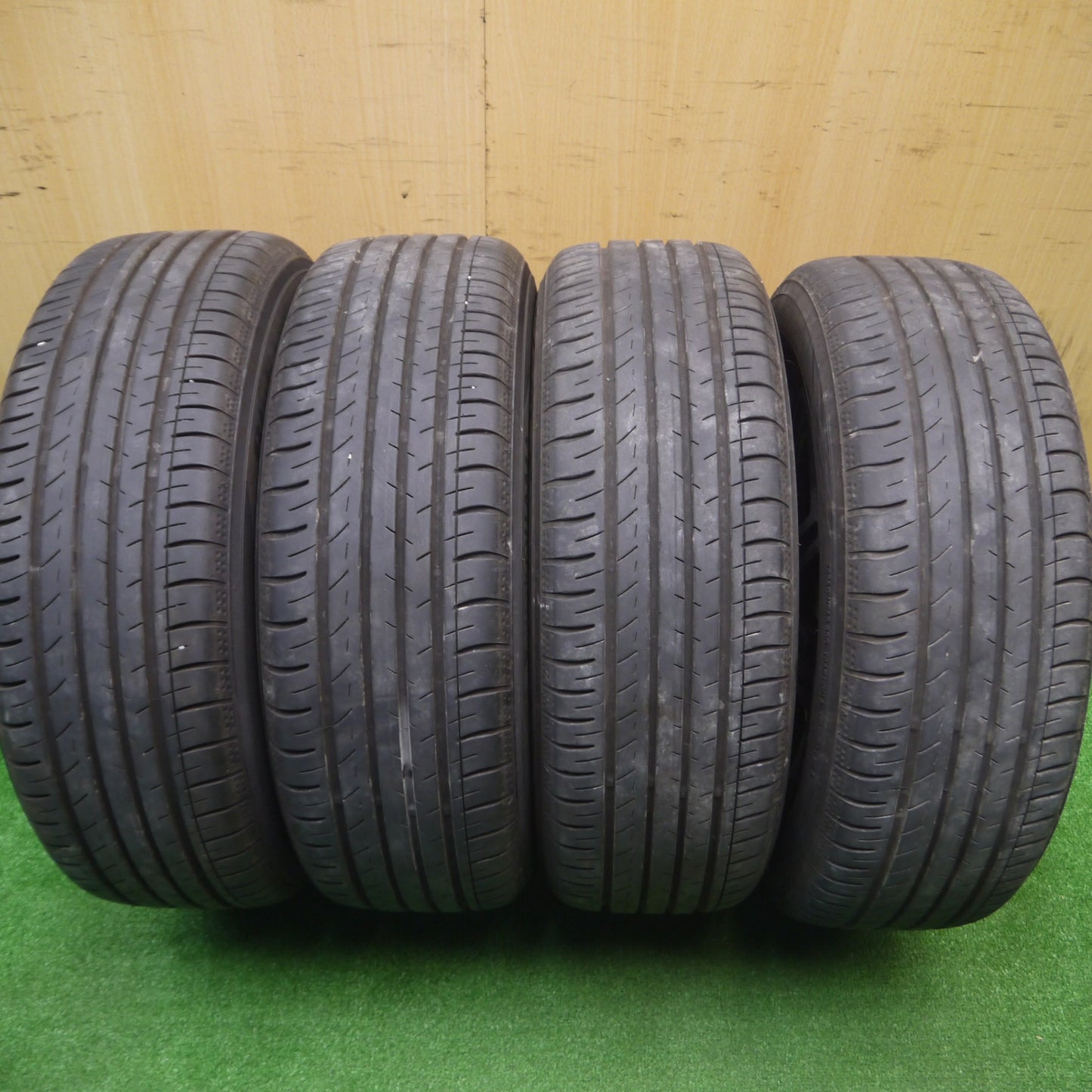 [送料無料] バリ溝！21年！キレイ！9.5分★ワーゲン等 EURO ZWEI FK-10 185/60R15 ヨコハマ BluEarth-GT AE51 ユーロツヴァイ PCD100/5H★4091103Hノ