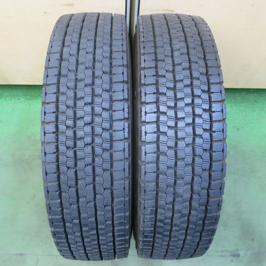 ほぼ未使用！25年！2本★トラック タイヤ 225/80R17.5 123/122L スタッドレス ブリヂストン W999 17.5インチ★6073001イスタ