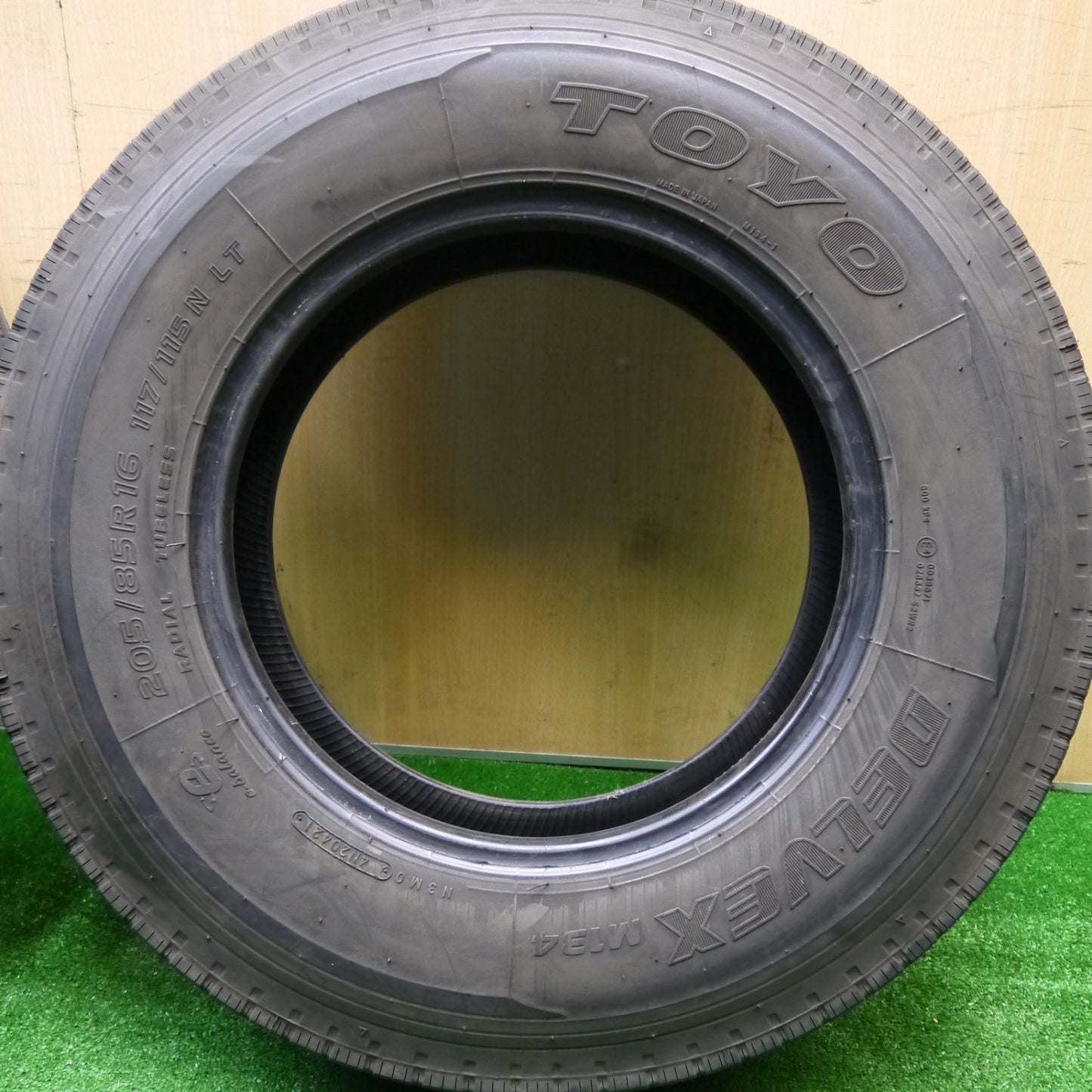 4本価格！21年★トラック タイヤ 205/85R16 117/115N トーヨー デルベックス M134 16インチ★5102404Hノタ