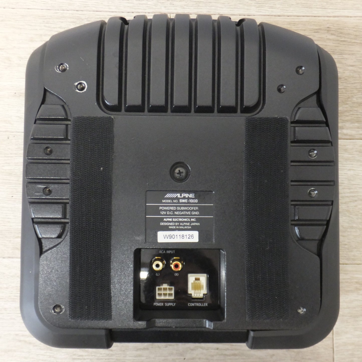 [送料無料] 現状品★アルパイン ALPINE パワード・サブウーファー POWERED SUBWOOFER SWE-1000 12V★