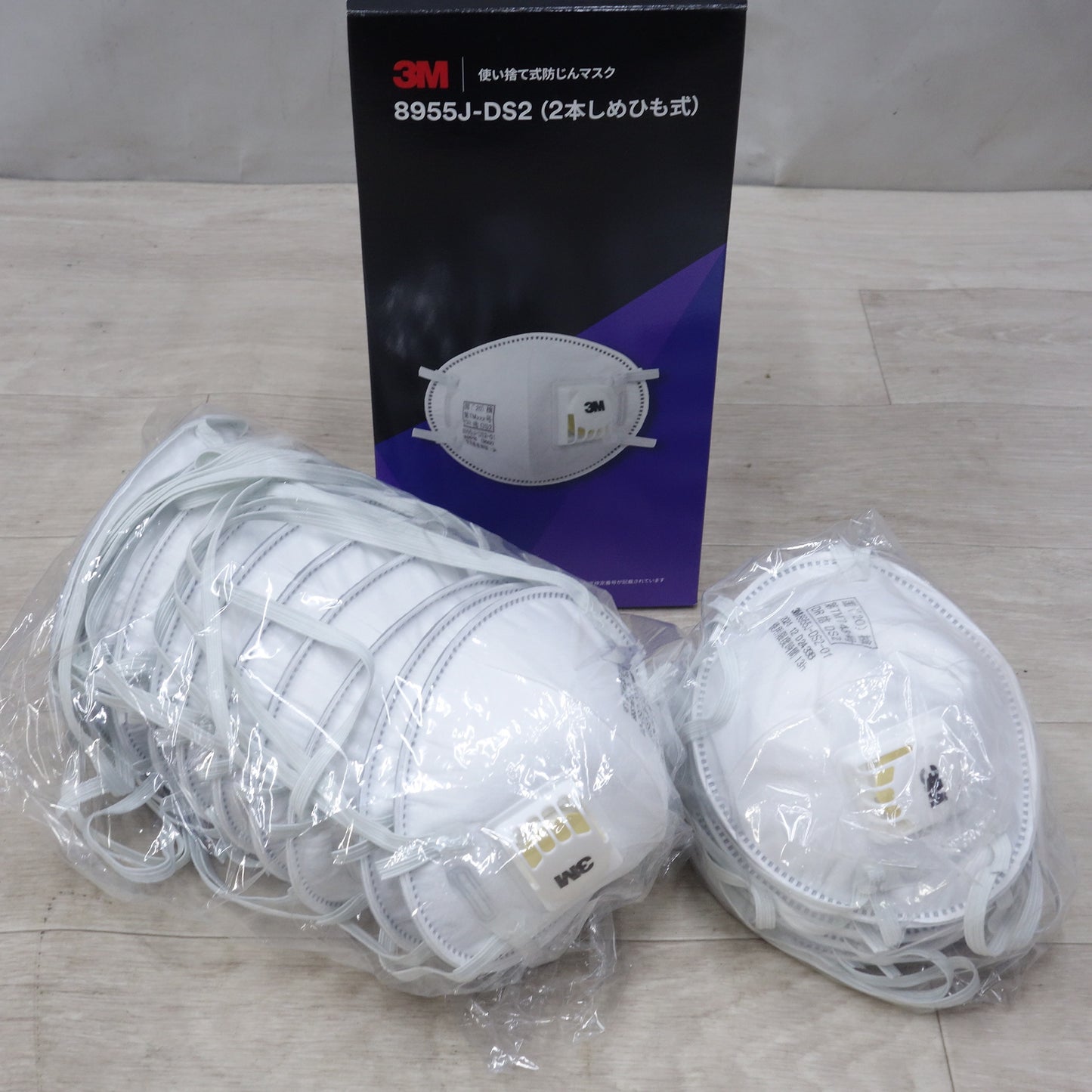 [送料無料] 未使用◆3M 使い捨て式 防じん マスク 2本しめひも式 8955J-DS2 10枚＋おまけ4枚 計14枚◆