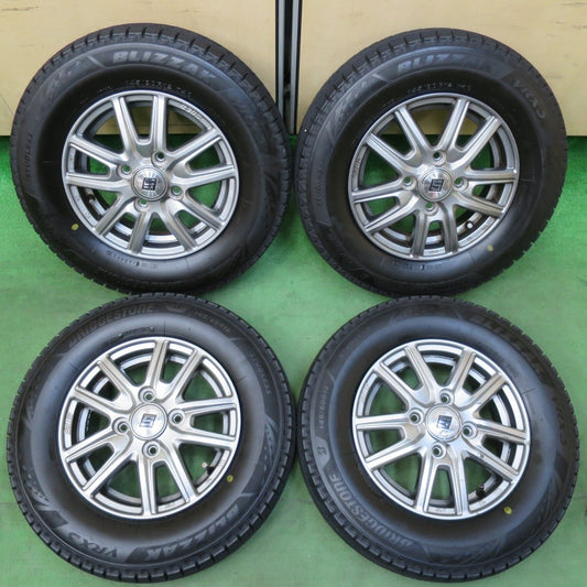 バリ溝！23年！ほぼ10分★スタッドレス 145/80R12 ブリヂストン ブリザック VRX3 SEIN ザイン 12インチ PCD100/4H★5013111イス
