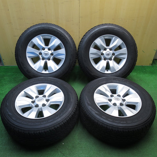 [送料無料] キレイ★トヨタ GUN125 ハイラックス 純正 265/65R17 ブリヂストン デューラー A/T 693Ⅲ 17インチ PCD139.7/6H★5020102クノ