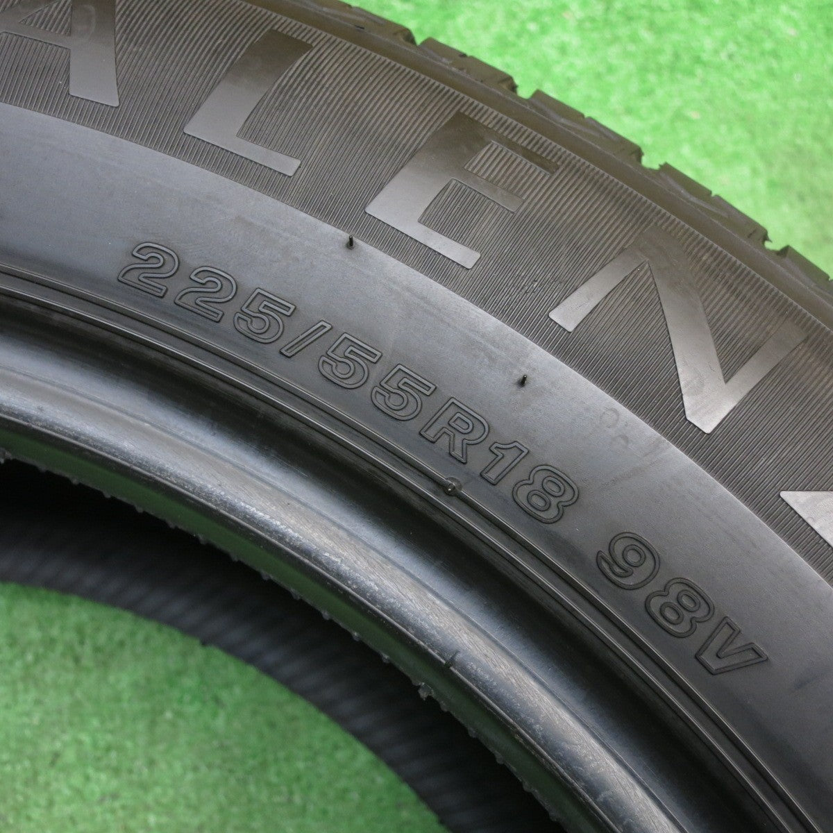 バリ溝！25年！9分！1本◎225/55R18 ブリヂストン アレンザ LX100 タイヤ 18インチ フォレスター XV アウトランダー デリカ D:5 等◎6092108KKノタ