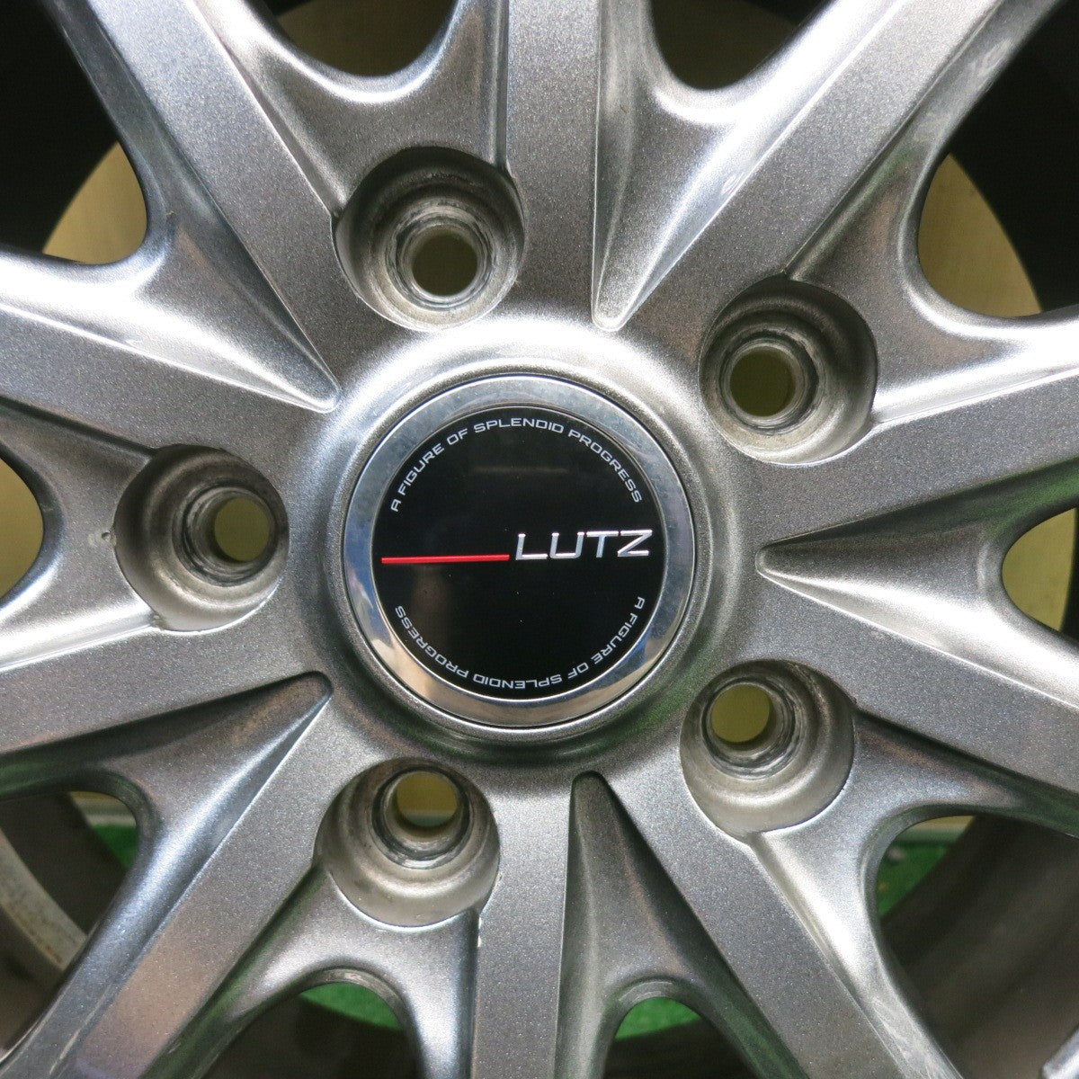 バリ溝！24年！キレイ！9分◎スタッドレス 195/65R15 ブリヂストン ブリザック VRX2 LUTZ 社外 アルミ 15インチ PCD114.3/5H◎6092705HAス