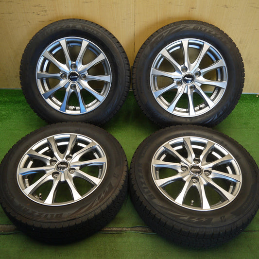バリ溝！24年！キレイ！9分◎スタッドレス 165/65R14 ブリヂストン ブリザック VRX2 Exceeder エクシーダー 14インチ PCD100/4H◎6072104Hス
