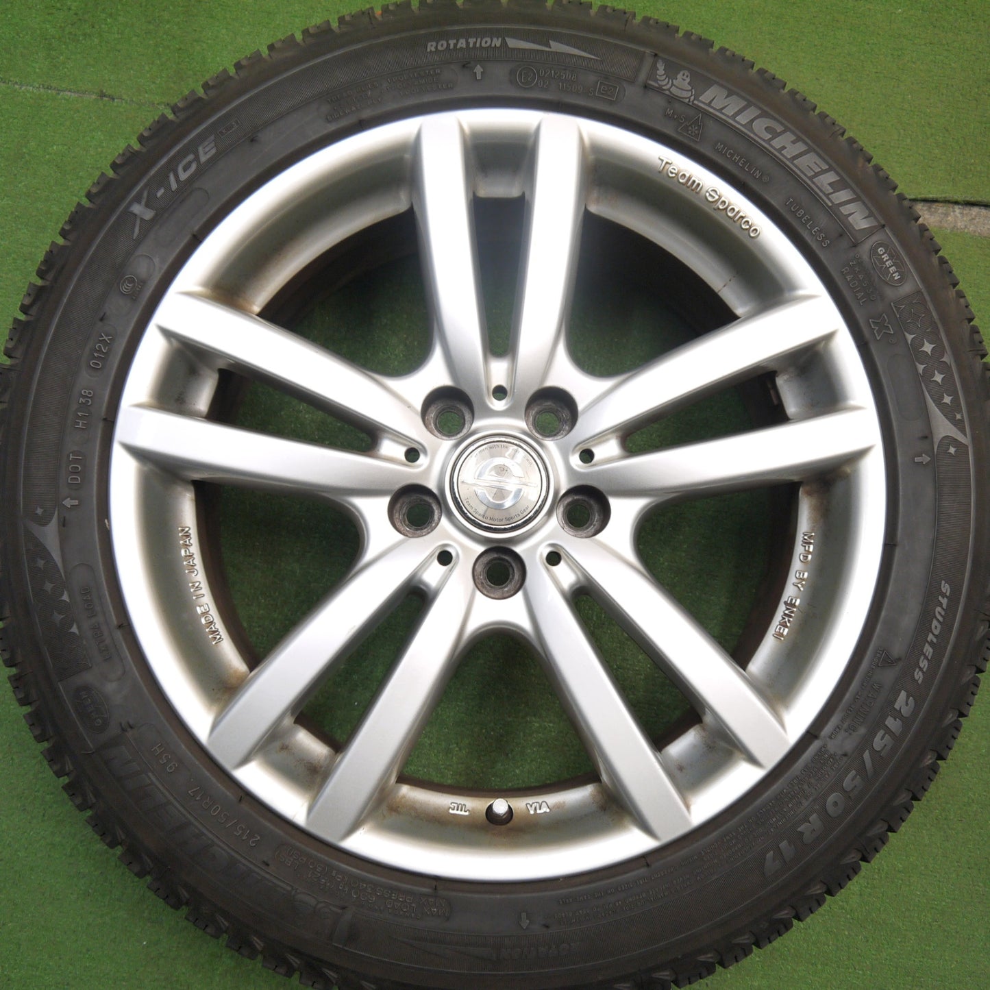 4本価格★ボルボ 等 215/50R17 スタッドレス ミシュラン X-ICE XI3 Team Sparco チームスパルコ 17インチ PCD108/5H★5050906Hス