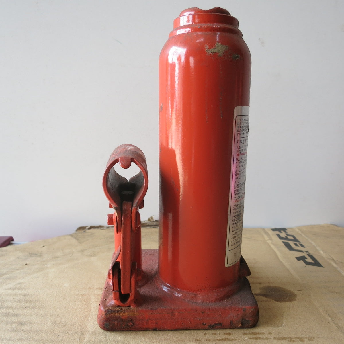 [送料無料] ◆マサダ 油圧 ジャッキ NF-5I 工具 5TON 5ton 5トン 5000kg 油圧式 オイル だるま ダルマ 車載 自動車 点検 整備①◆