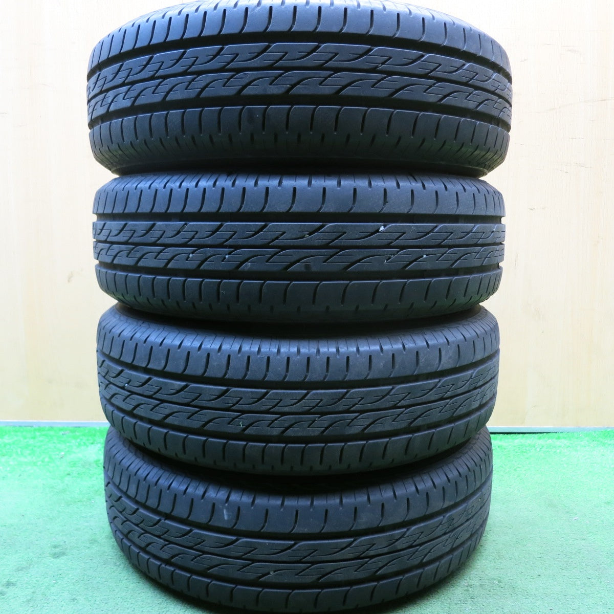 バリ溝！22年！8.5分★155/65R13 ブリヂストン ネクストリー エコピア スチール ホイール 13インチ PCD100/4H★5083007HAノ