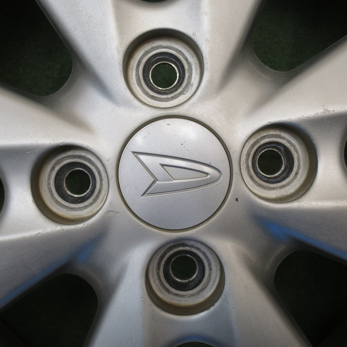 バリ溝！24年！9分◎ダイハツ タント ムーヴ 等 純正 155/65R14 グッドイヤー EfficientGrip ECO hybrid 14インチ PCD100/4H◎6072301NJノ