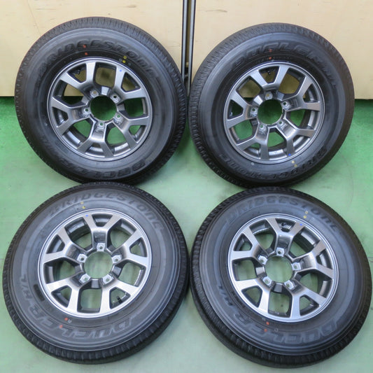 新車外し！26年◎スズキ JB74W ジムニー シエラ 純正 195/80R15 ブリヂストン デューラー H/L 852 DUELER 15インチ PCD139.7/5H◎6101906イノ