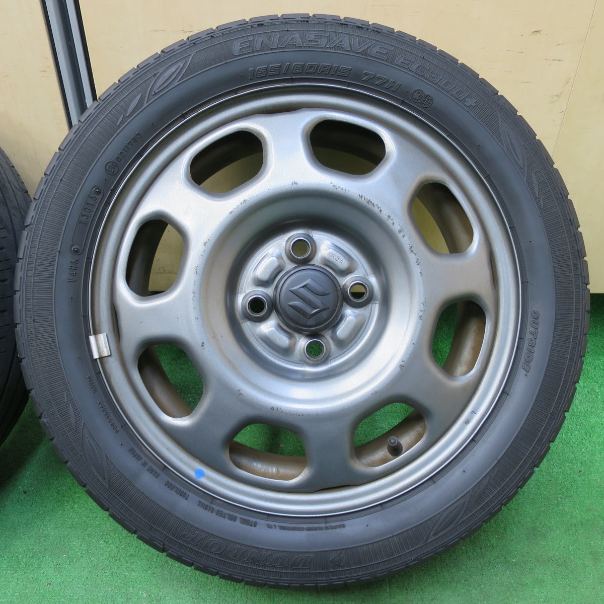 値下げ❗️新車外し‼️スズキ ハスラー15インチホイール A8A ４本 新車外し‼️スズキ ハスラー15インチホイール A8A 4本 送料無料