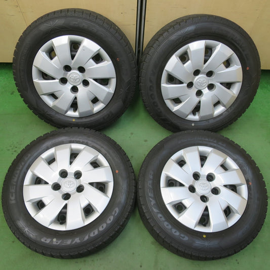 バリ溝！9分★トヨタ カローラ ルミオン 純正 スチール 195/65R15 スタッドレス グッドイヤー アイスナビ6 15インチ PCD114.3/5H★6012809イス