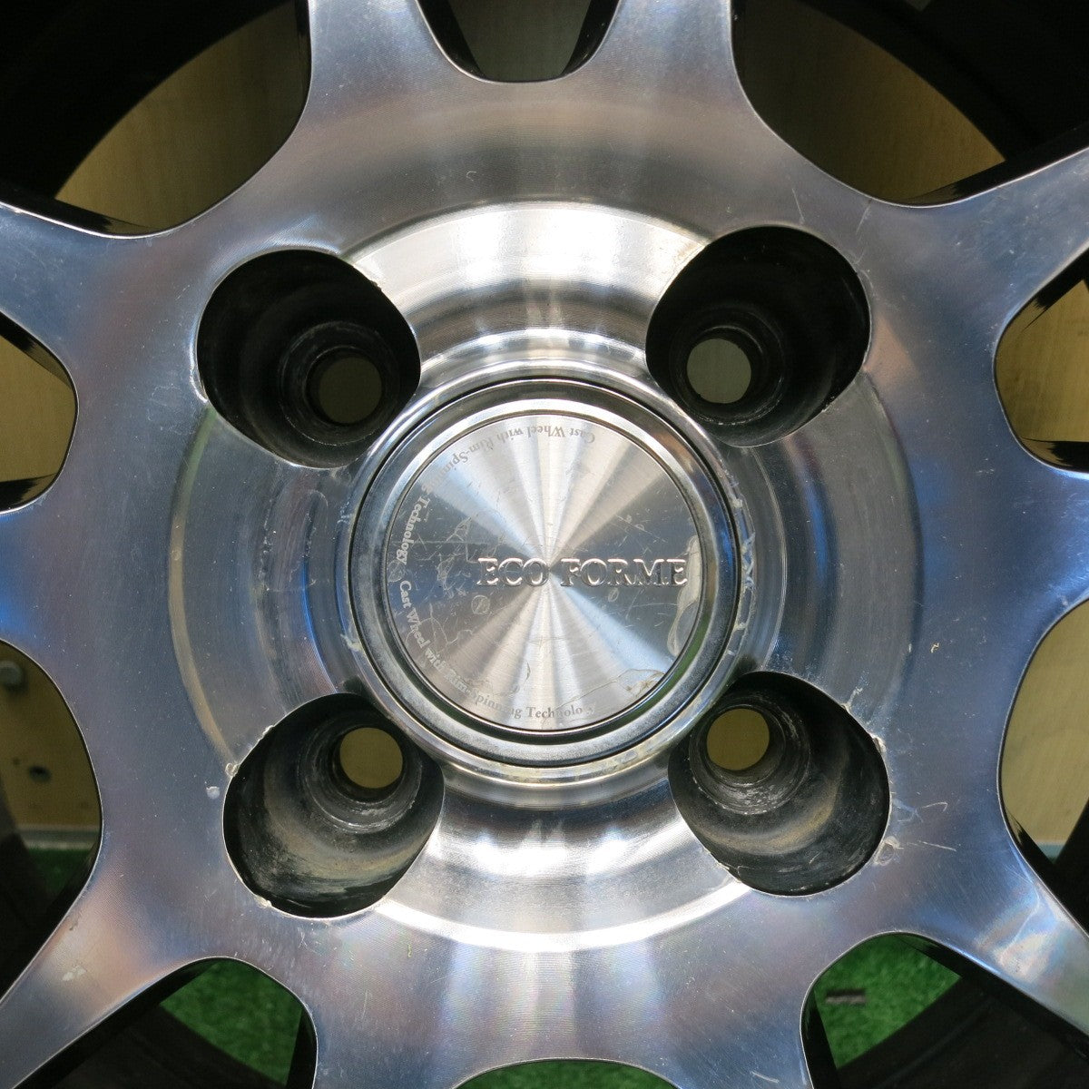 バリ溝！22年！9分◎185/60R15 ブリヂストン エコピア NH200C ECO FORME エコフォルム 15インチ PCD100/4H◎6071605HAノ