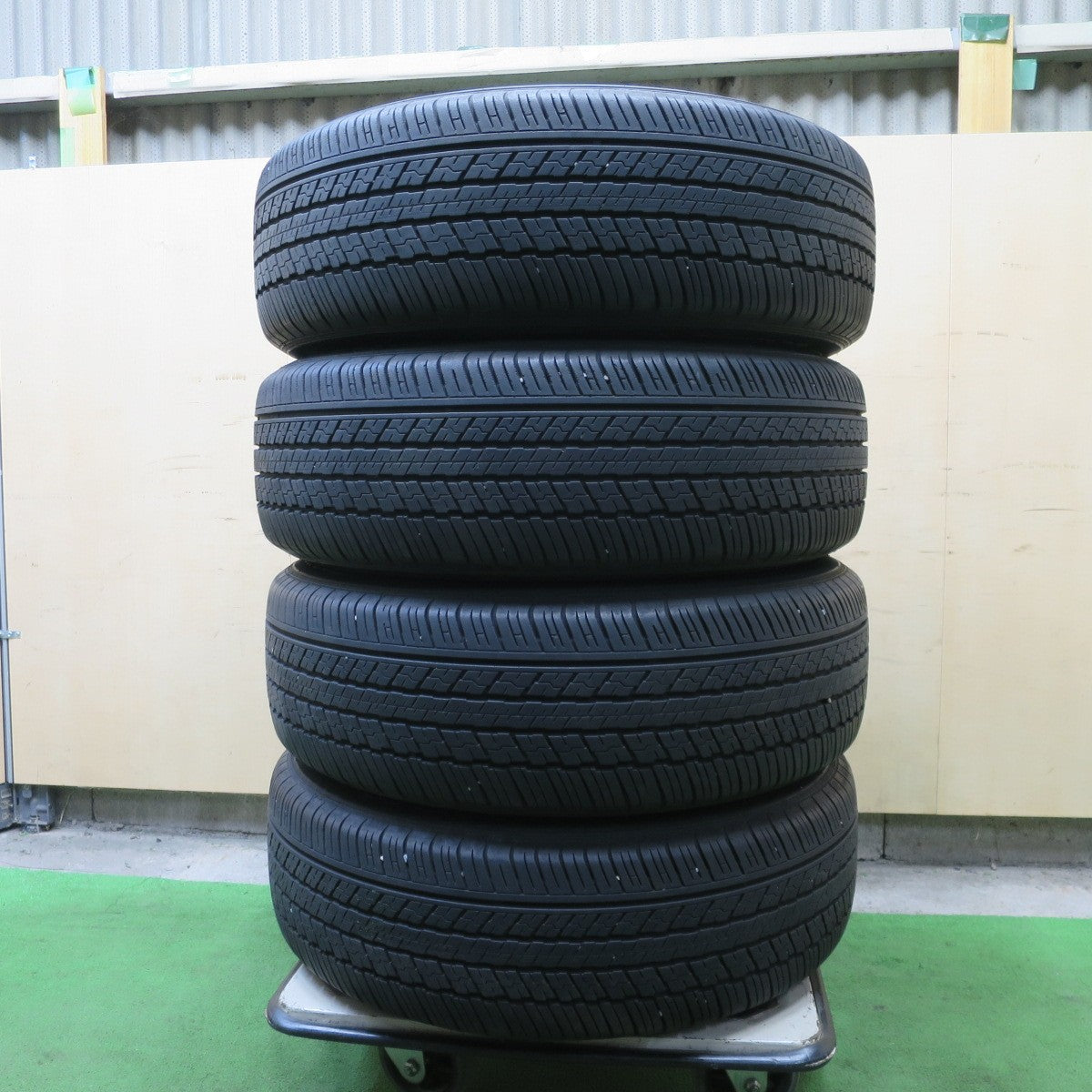 4本価格★日産 T32 エクストレイル 純正 225/60R18 ダンロップ ST30 グラントレック 18インチ PCD114.3/5H★6041001ナノ