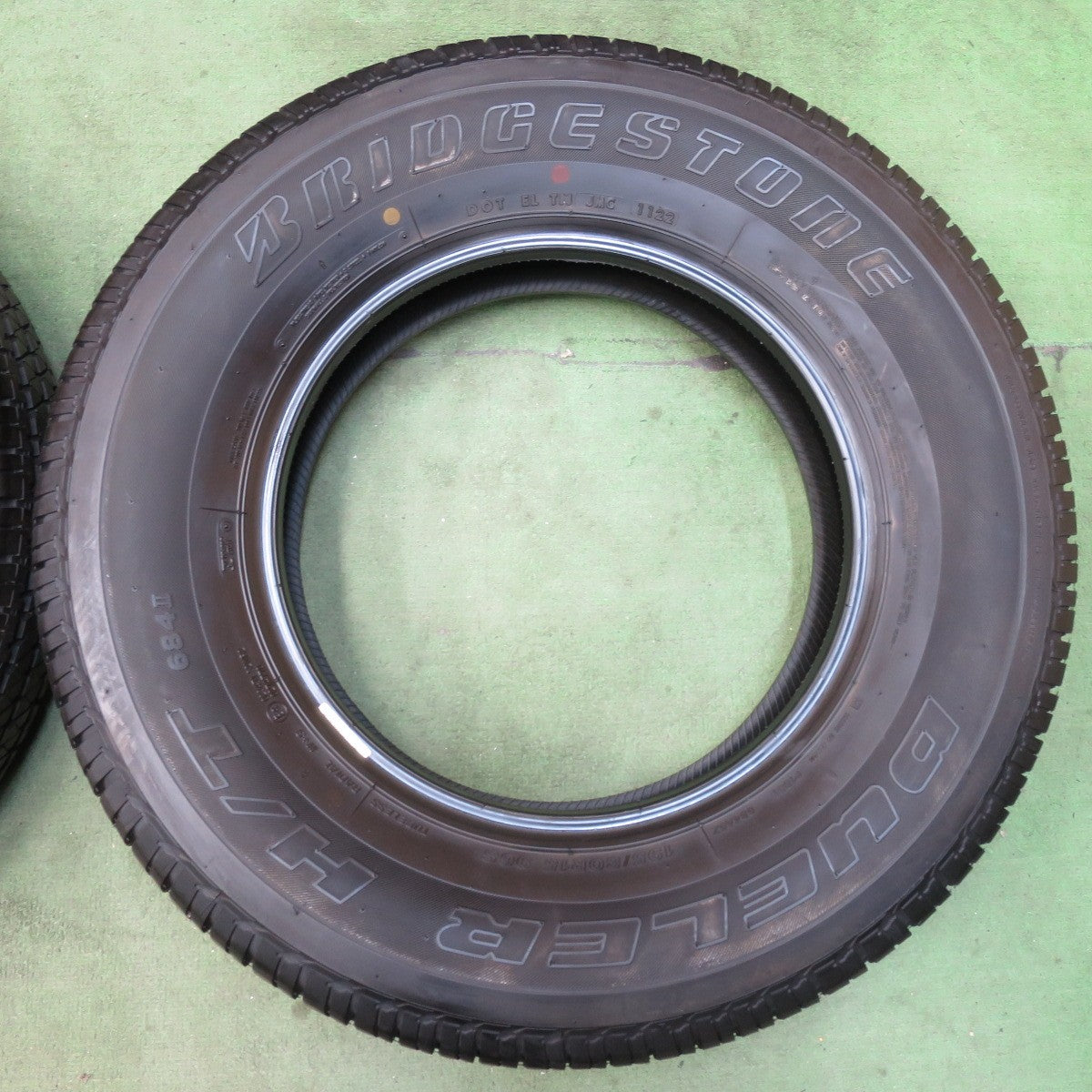 バリ溝！22年！9.5分★195/80R15 ブリヂストン デューラー H/T 684Ⅱ DUELER タイヤ 15インチ ジムニー シエラ ノマド キャラバン ハイエース 等★5122210イノタ