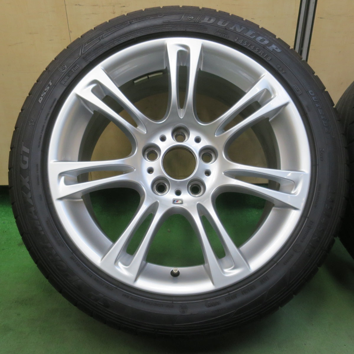 キレイ★BMW 5シリーズ F10 F11 Mスポーツ 純正 245/45R18 ダンロップ SPスポーツマックス GT DSST RSC ランフラット 18インチ PCD120/5H★6051208イノ
