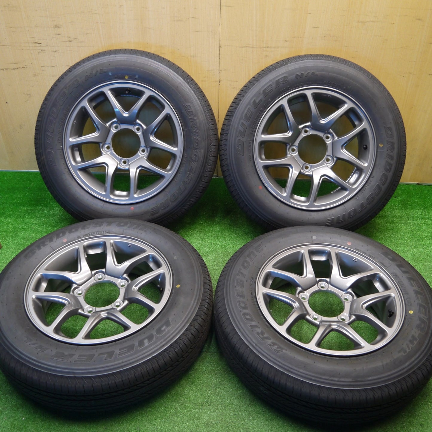 新車外し！25年★スズキ JB64 W ジムニー 純正 175/80R16 ブリヂストン デューラー H/L 852 16インチ PCD139.7/5H★5102910Hノ