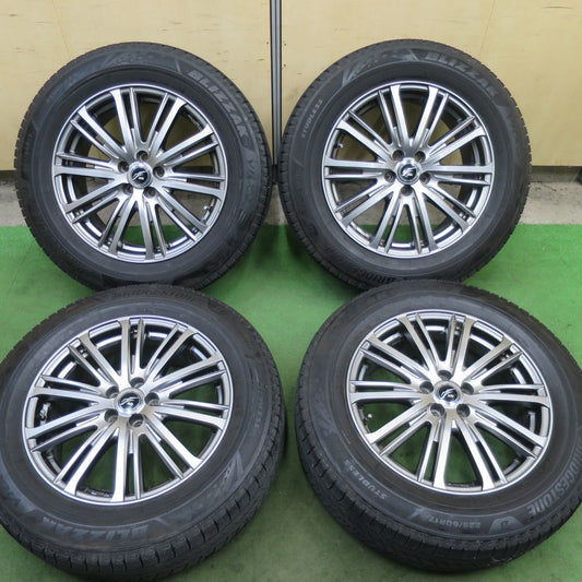 バリ溝！23年！キレイ！8.5分★フォレスター 等 225/60R17 スタッドレス ブリヂストン ブリザック VRX3 Fang ファング 17インチ PCD100/5H★6022101TTス
