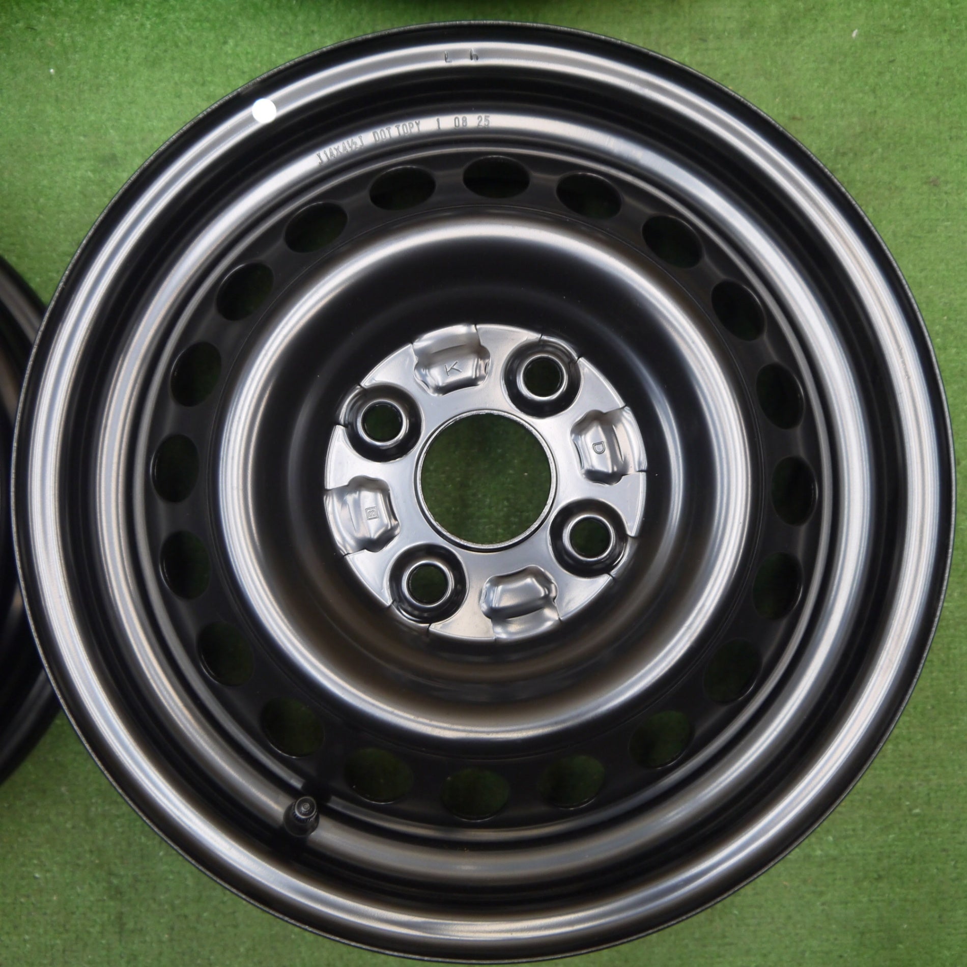 新車外し☆ダイハツ ムーヴ キャンバス 純正 スチール ホイール 14