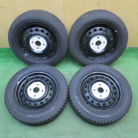 バリ溝！9.5分以上★スタッドレス 155/65R13 ヨコハマ アイスガード iG50 プラス スチール ホイール 13インチ PCD100/4H★6032201NJス