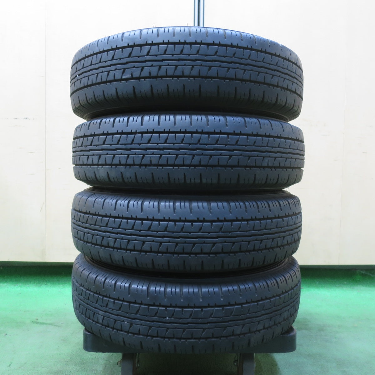 キレイ★スズキ キャリイ エブリイ アルト 等 純正 スチール 145/80R12 80/78N ダンロップ エナセーブ VAN01 12インチ PCD100/4H★5100204イノ