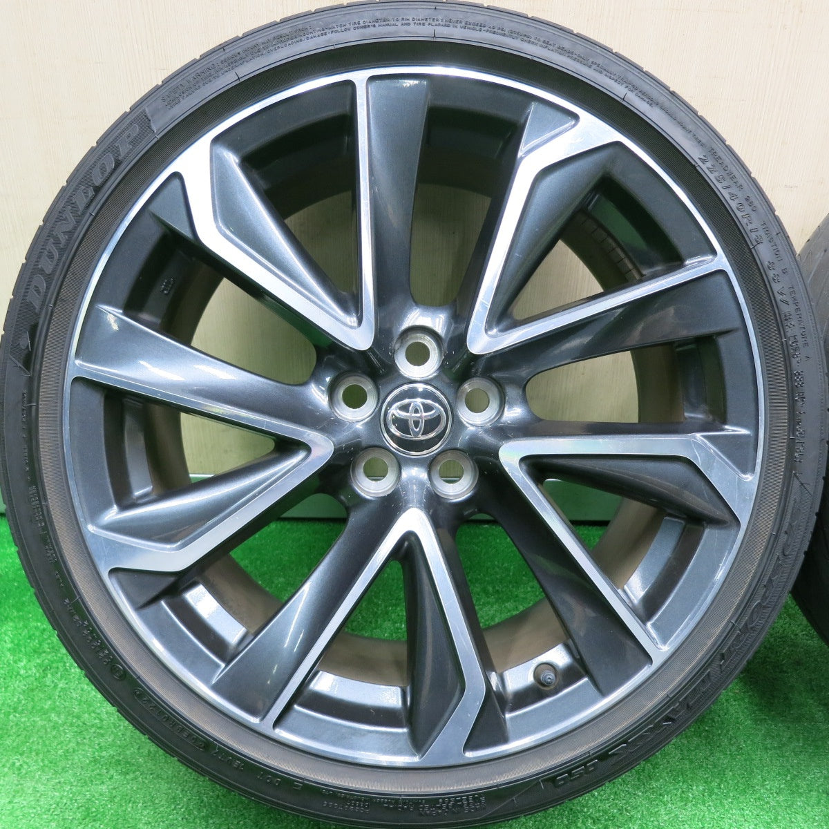 [送料無料] 4本価格！22年★トヨタ カローラ スポーツ GZ 純正 225/40R18 ダンロップ SPスポーツマックス 050 18インチ PCD100/5H★4092301HAノ