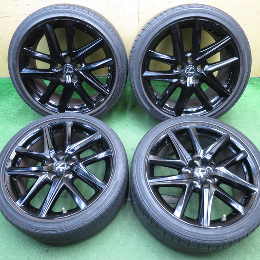 センサー付！バリ溝！23年！8.5分★レクサス GS Fスポーツ 特別仕様 純正 235/40R19 265/35R19 ブリヂストン ポテンザ RE050A 19インチ PCD114.3/5H★5053010NJノ