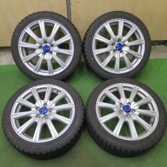 バリ溝！9分★プリウス 等 215/45R17 スタッドレス グッドイヤー アイスナビ6 Joker STIR ジョーカー ステア 17インチ PCD100/5H★6032103ナス